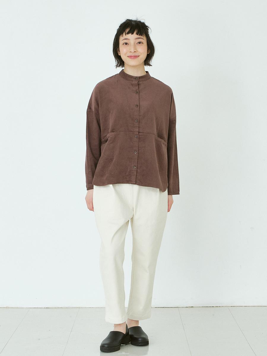 テーパードパンツ　Cストレッチカルゼ裏起毛