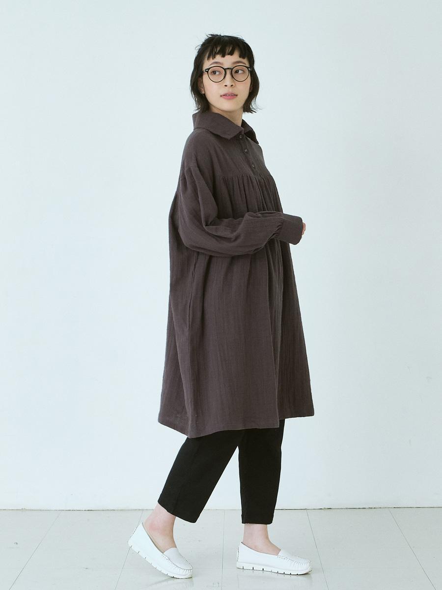 テーパードパンツ　Cストレッチカルゼ裏起毛
