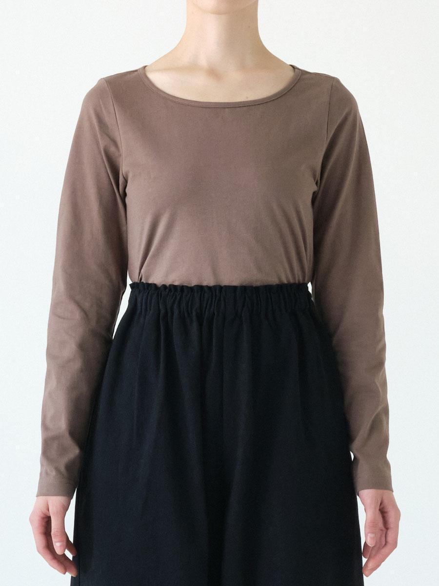 裾ゴムバルーンパンツ　綿オックス