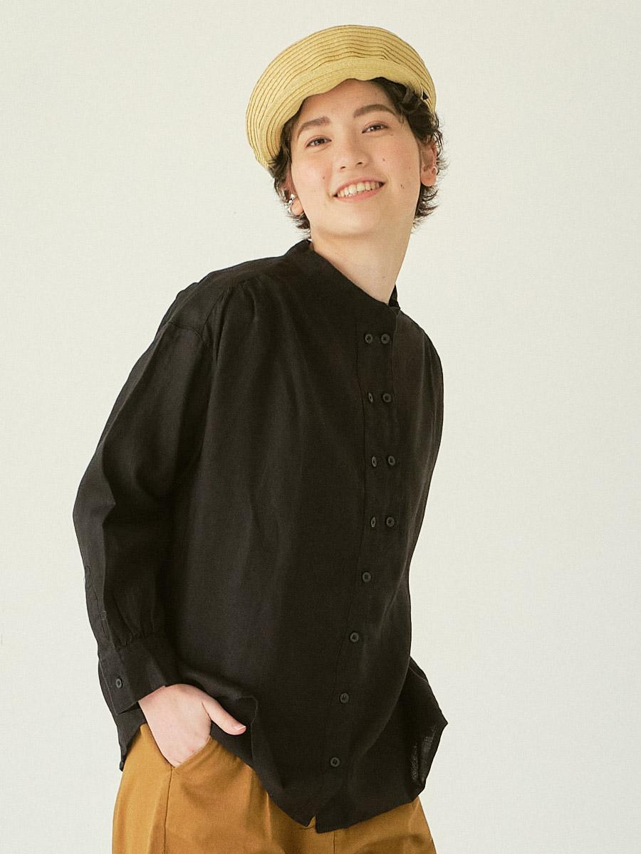 コックブラウス　リネンオックス