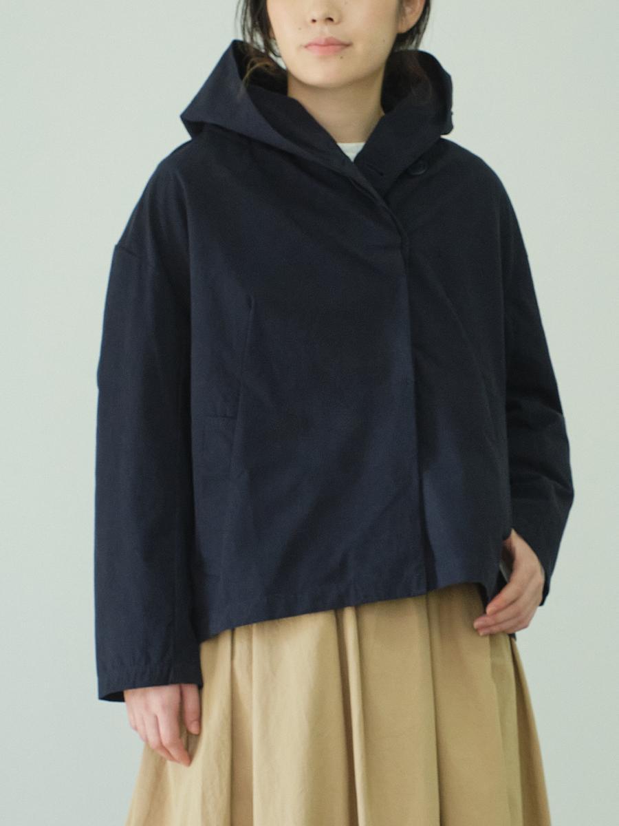 フードジャケット　コットンキャンバス