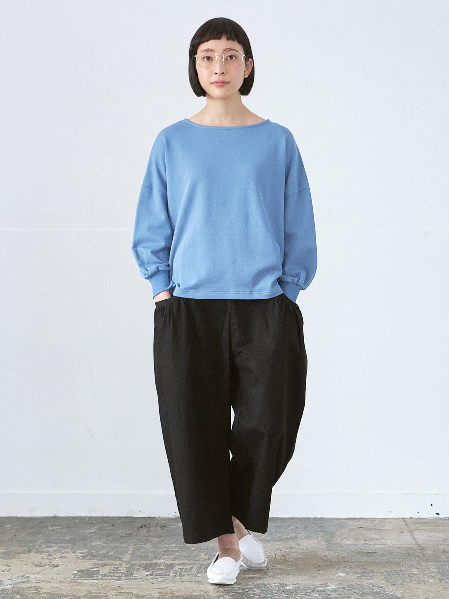 クルーネックプルオーバー　C/Lトップ裏毛