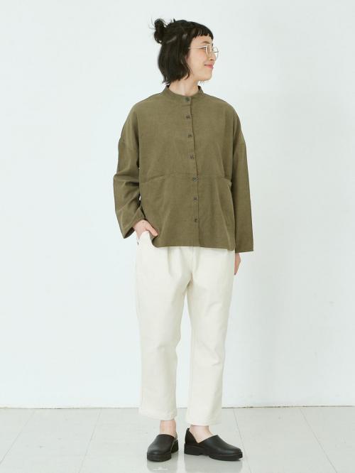 テーパードパンツ　Cストレッチカルゼ裏起毛