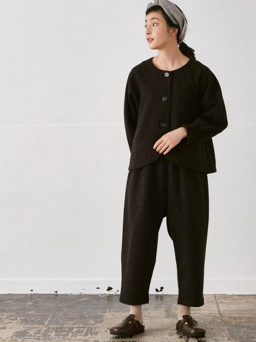 テーパードパンツ　T/Cソフトメルトン