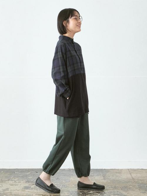 裾ゴムスウェットパンツ コットン裏毛　
