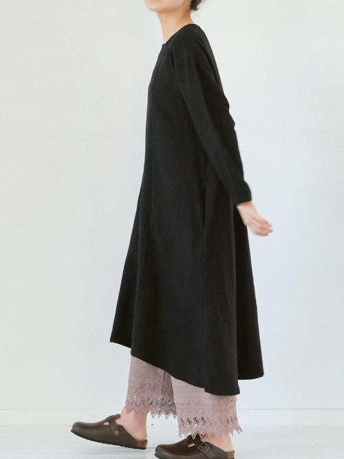裾レースペチパンツ 綿ローン