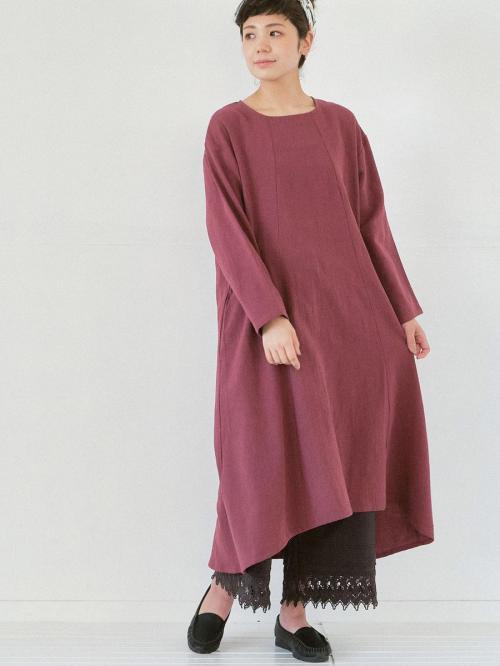 裾レースペチパンツ 綿ローン