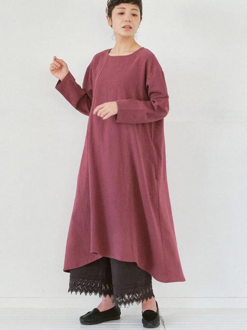 裾レースペチパンツ 綿ローン