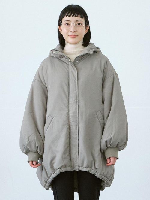 Eミドル丈中綿モンスターパーカーコート