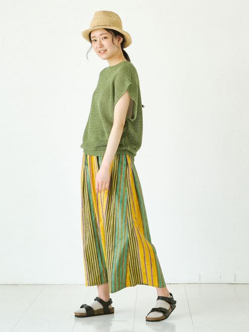 メッシュベスト　擬麻加工