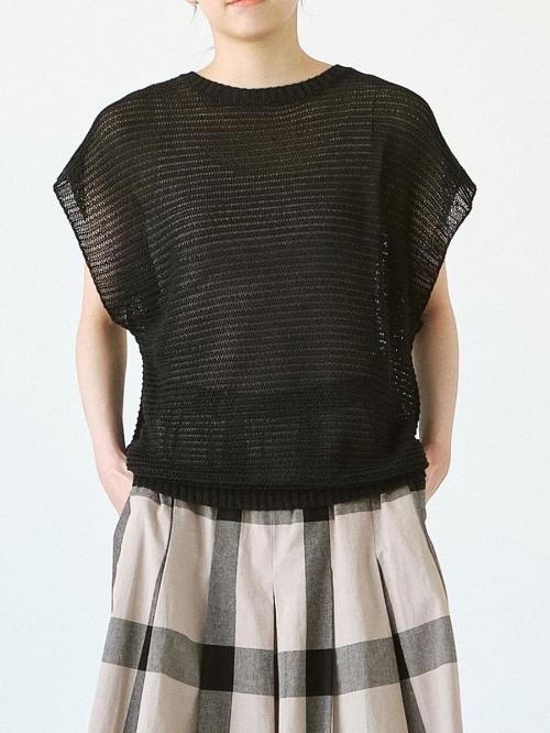 メッシュベスト　擬麻加工