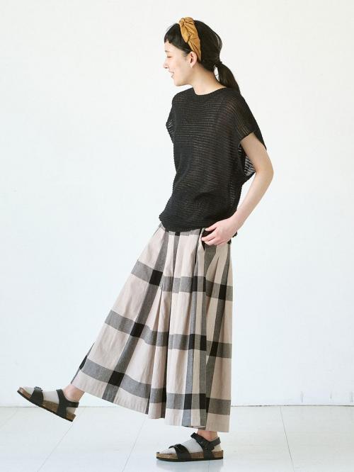 メッシュベスト　擬麻加工