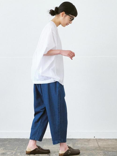 ピンタックドルマンブラウス　綿60ローン