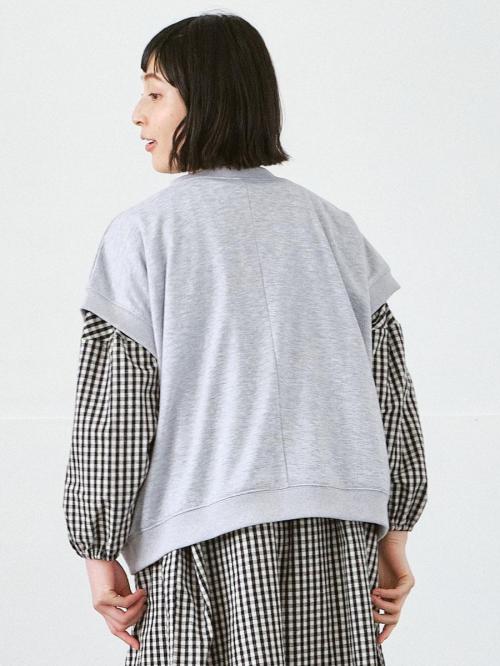 フレンチスリーブプルオーバー　T/C裏毛