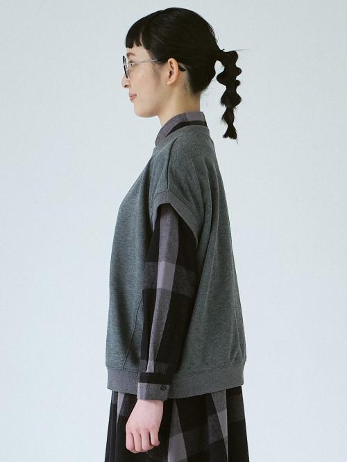 フレンチスリーブプルオーバー　T/C裏毛