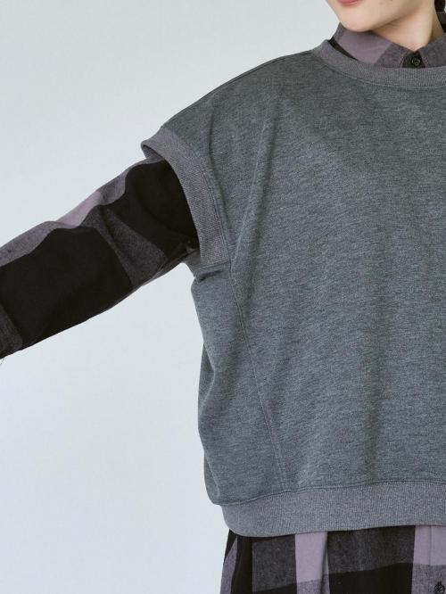フレンチスリーブプルオーバー　T/C裏毛