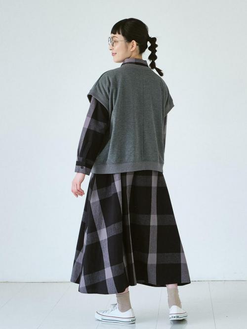 フレンチスリーブプルオーバー　T/C裏毛