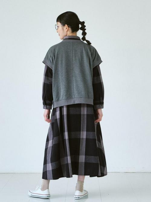 フレンチスリーブプルオーバー　T/C裏毛