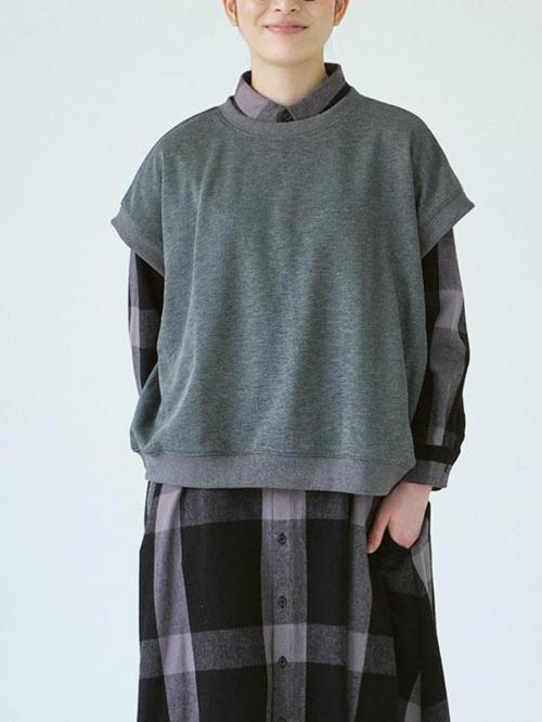 フレンチスリーブプルオーバー　T/C裏毛