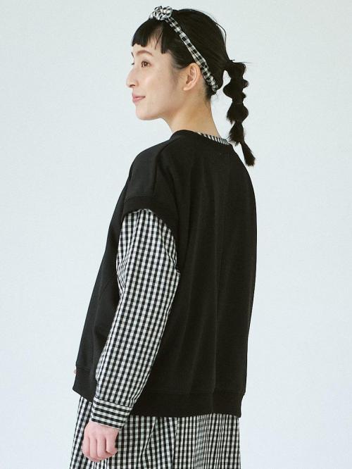 フレンチスリーブプルオーバー　T/C裏毛