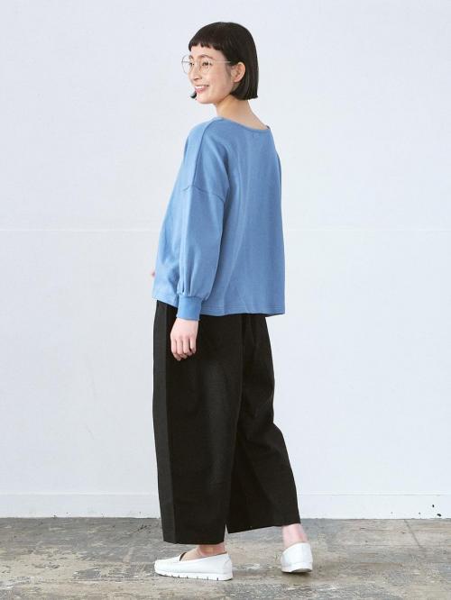 クルーネックプルオーバー　C/Lトップ裏毛