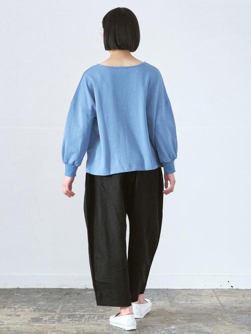 クルーネックプルオーバー　C/Lトップ裏毛