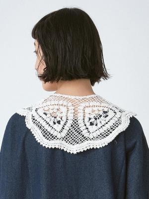 コットンレースカラー (付け襟)