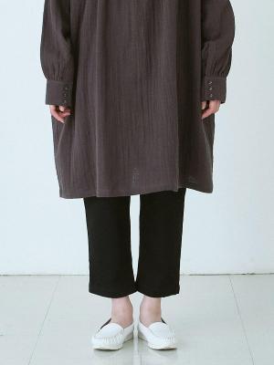 テーパードパンツ Cストレッチカルゼ裏起毛