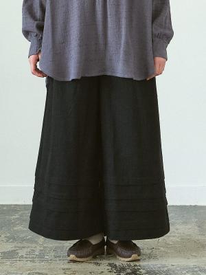 裾タックフレアパンツ　CLオックス