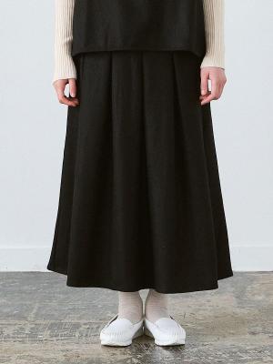 フレアスカート W/Rソフトメルトン