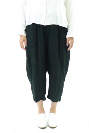 テーパードパンツ リネン起毛