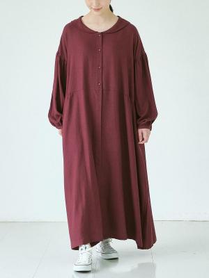 フレアワンピース　R/Lツイル