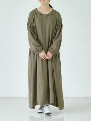 フレアワンピース　R/Lツイル