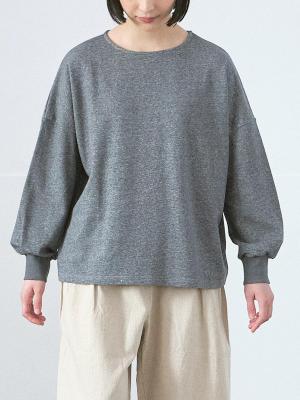 クルーネックプルオーバー　C/Lトップ裏毛